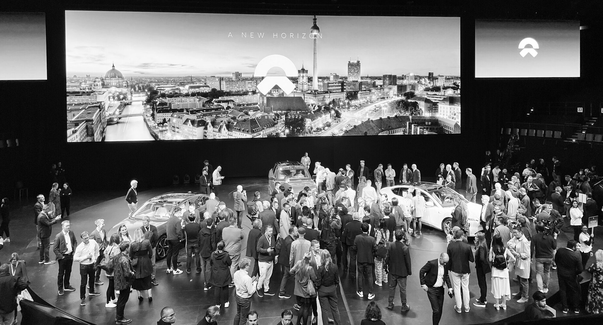 Wireless & Audio System für Litt Eventtechnik bei Markteinführung NIO Deutschland 2022, durch CMP Görlitz