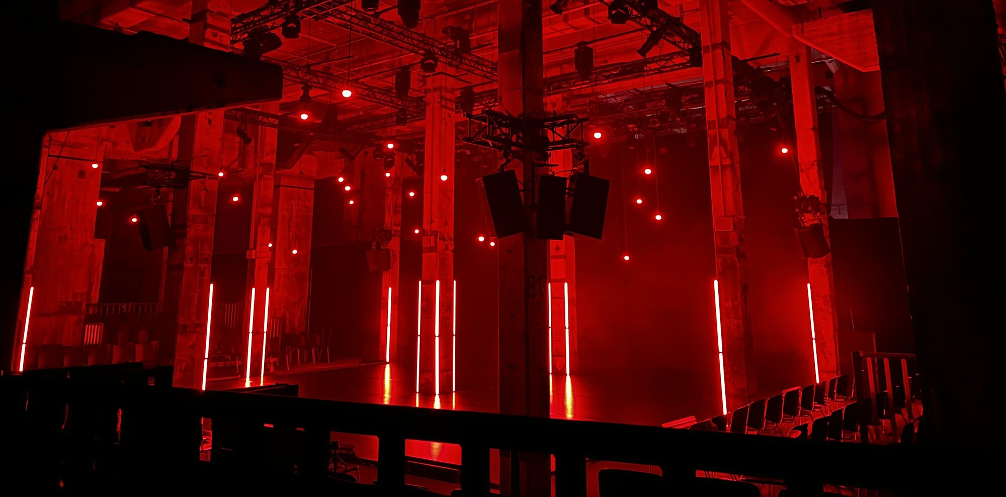 Backline & Audio System für Satis&Fy bei Light Art Space Berlin 2022, durch CMP Görlitz